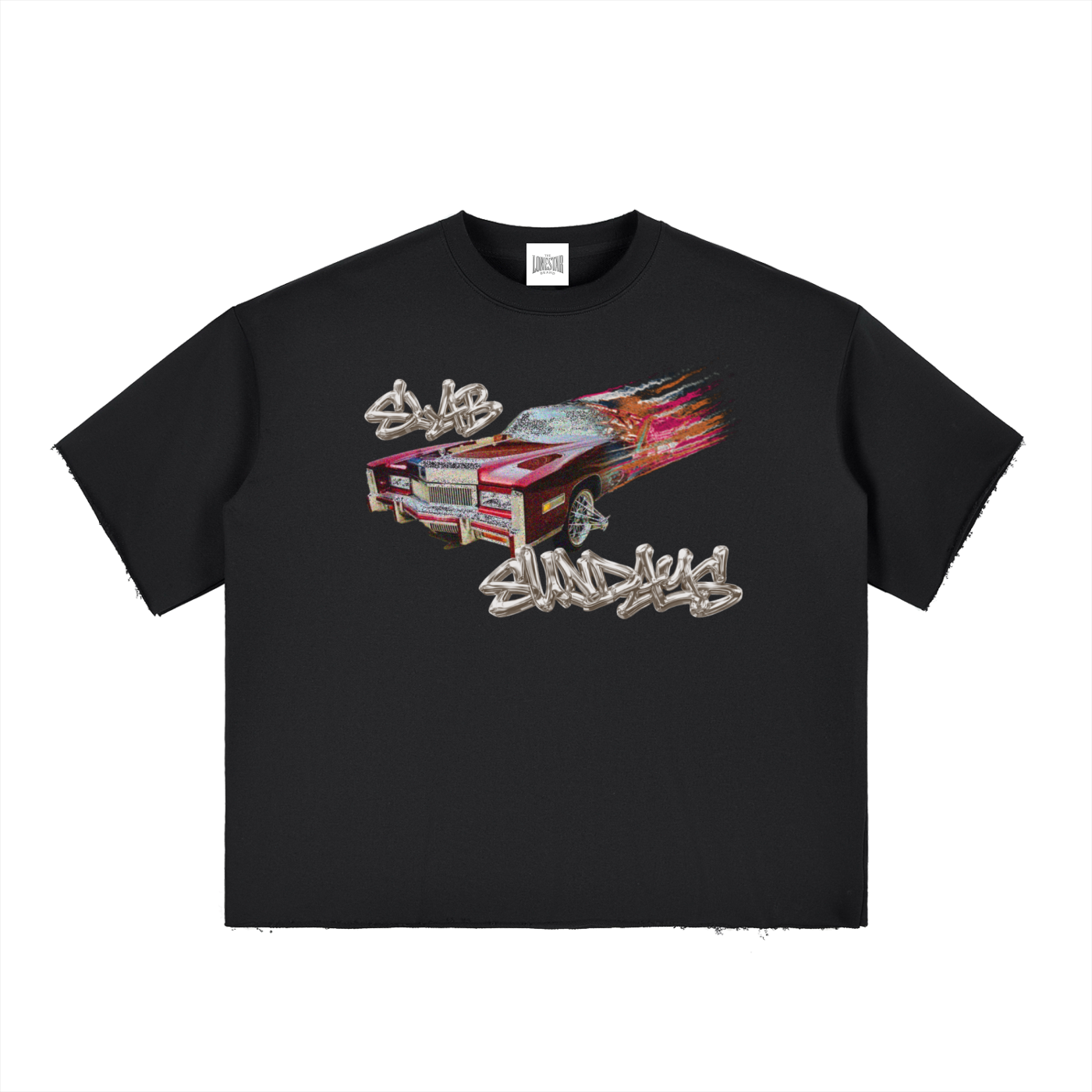 Slab Sundays - Boxy Raw-Edge Tee