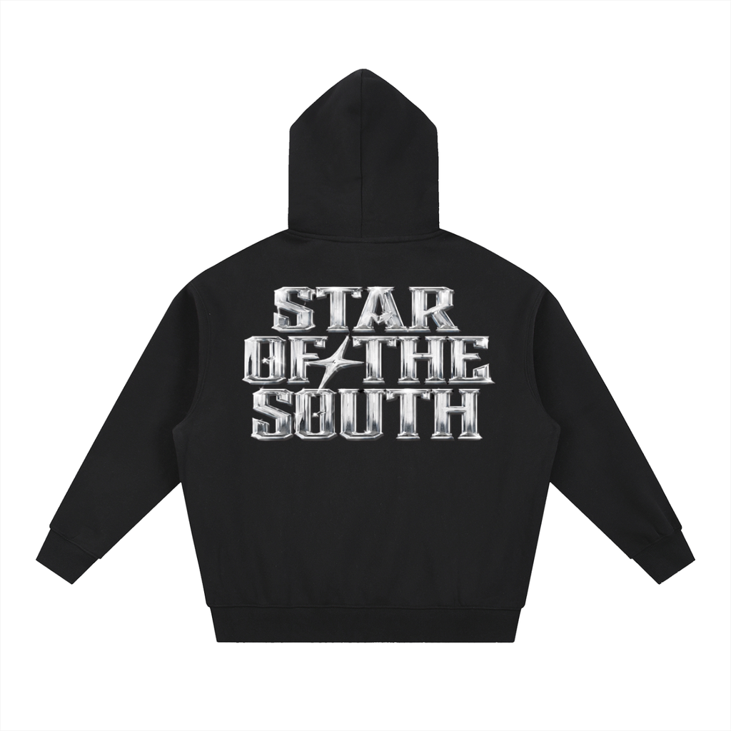Star Of The South - Oversized Boxy Fit Fleece Hoodie