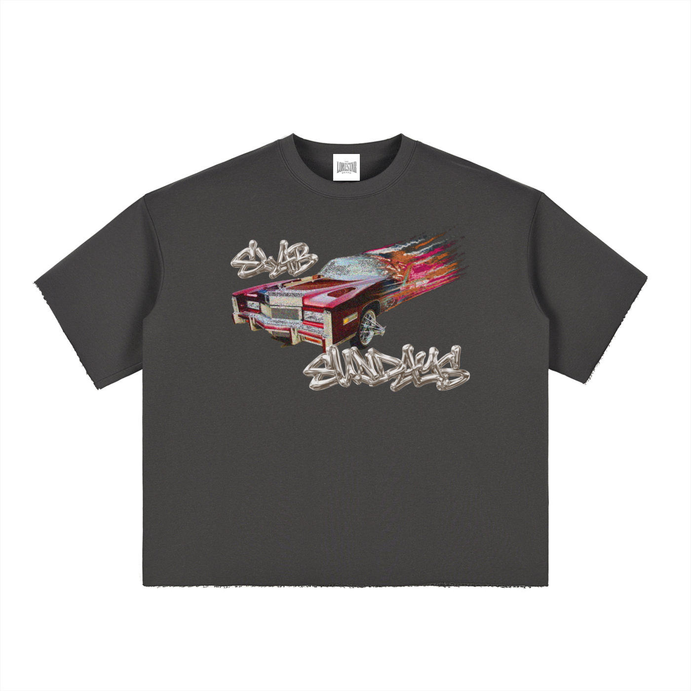 Slab Sundays - Boxy Raw-Edge Tee