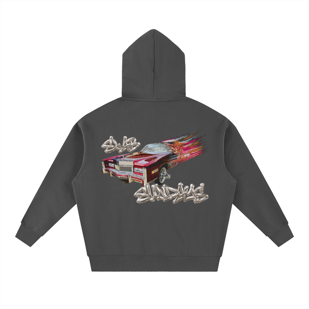 Slab Sundays - Oversized Boxy Fit Fleece Hoodie