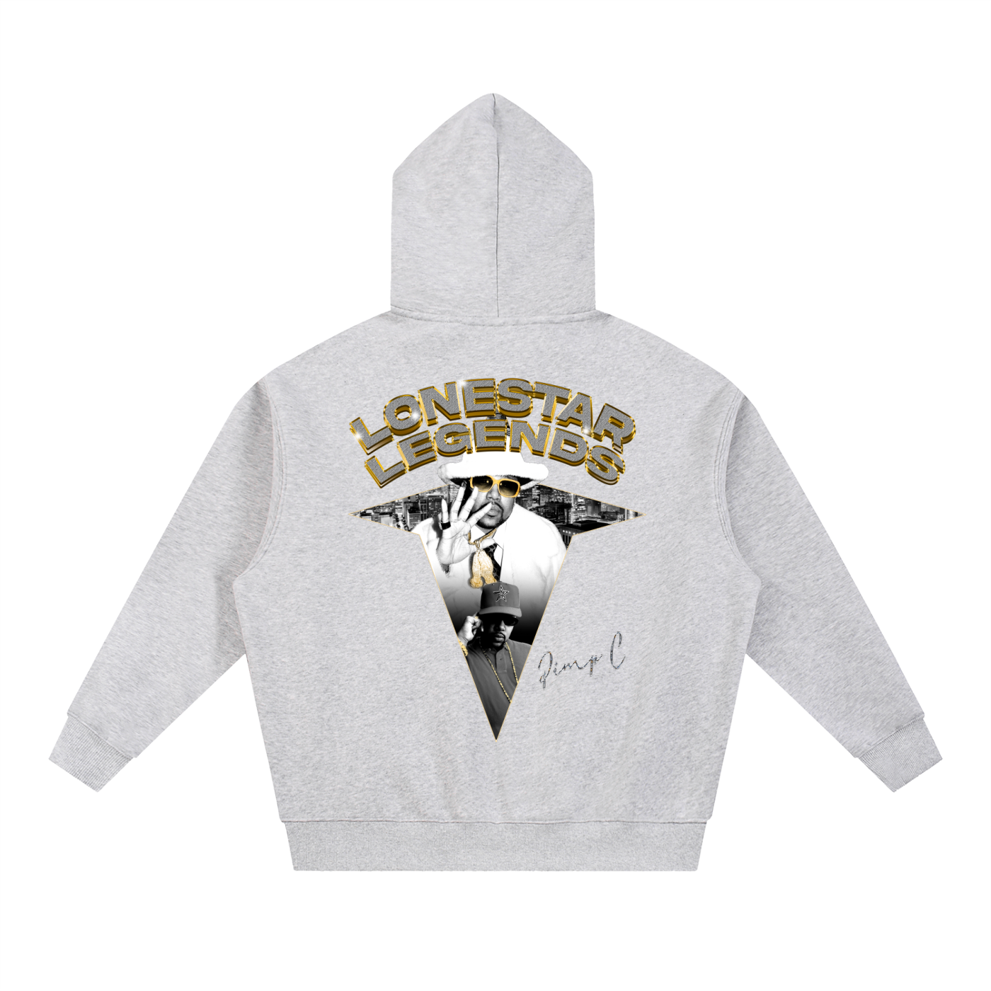 Country Rap Tunes - Oversized Boxy Fit Fleece Hoodie