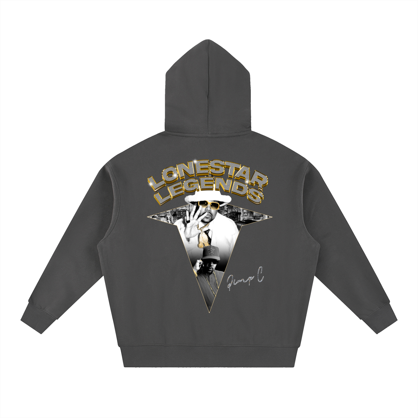 Country Rap Tunes - Oversized Boxy Fit Fleece Hoodie