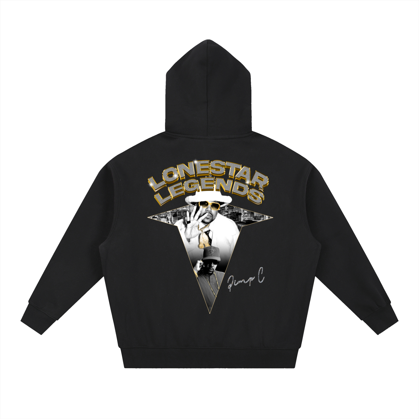 Country Rap Tunes - Oversized Boxy Fit Fleece Hoodie