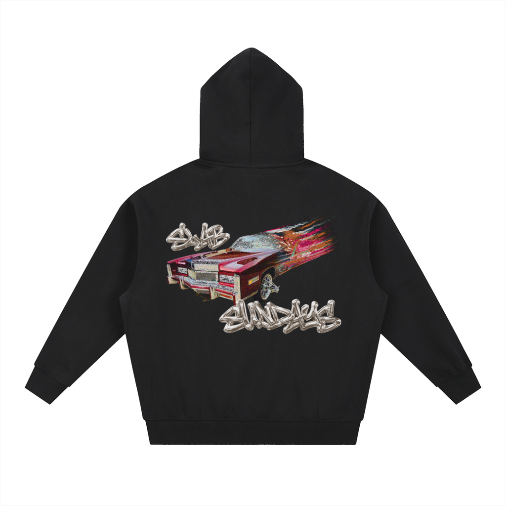 Slab Sundays - Oversized Boxy Fit Fleece Hoodie